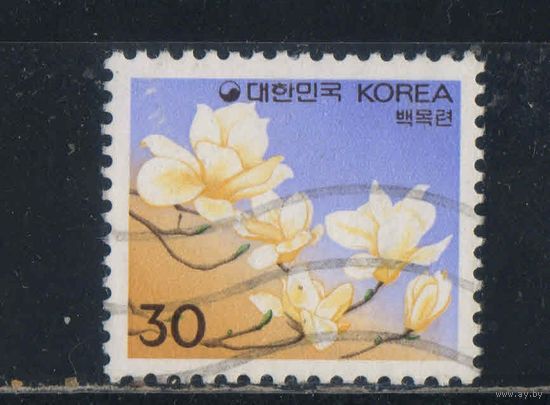Корея Респ 1993 Флора Магнолия  Cтандарт #1741
