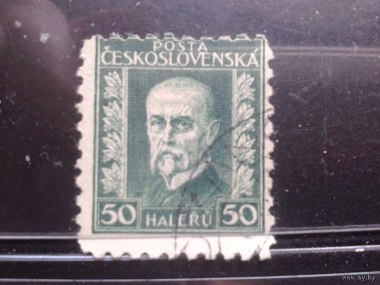 Чехословакия 1927 Президент Масарик 50Н