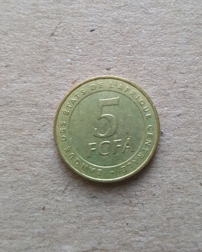 Центральная Африка 5 франков 2006 (BEAC 5 FRANCS)