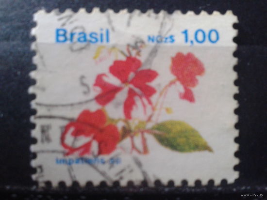 Бразилия 1990 Стандарт, цветы 1,00