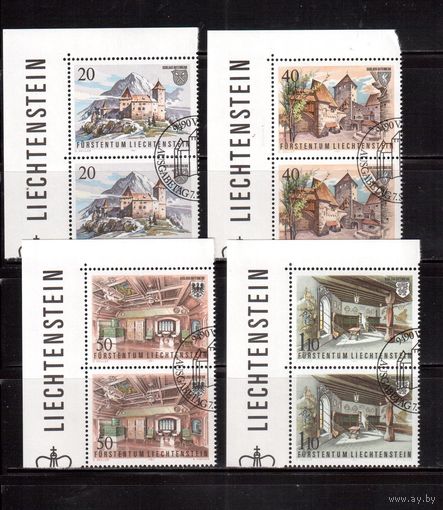 Лихтенштейн-1981(Мих.781-783)  гаш. , Архитектура, Замки, пары