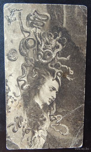 Почтовая карточка "Медуза Горгона", 1910 г.