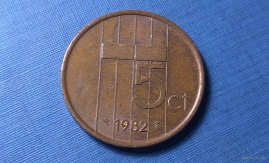 5 центов 1982. Нидерланды.