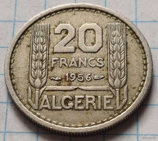 Алжир 20 франков, 1956      ( 2-9-2 )