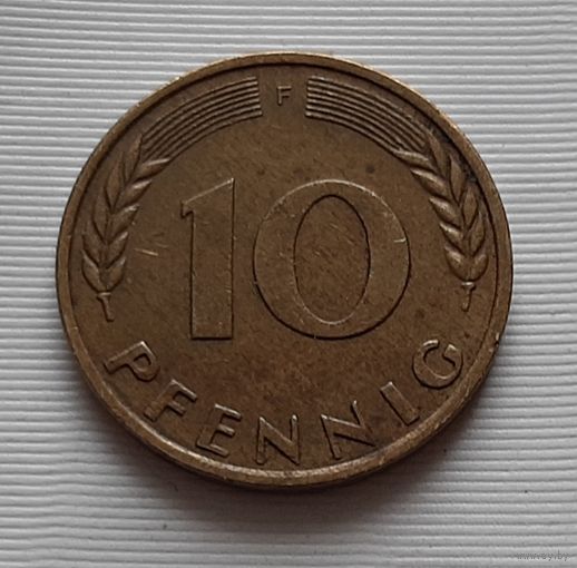 10 пфеннигов 1950 г. F. Германия