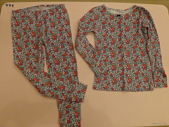 Пижама Carters в цветочный принт, размер 4Т (3-4 года)