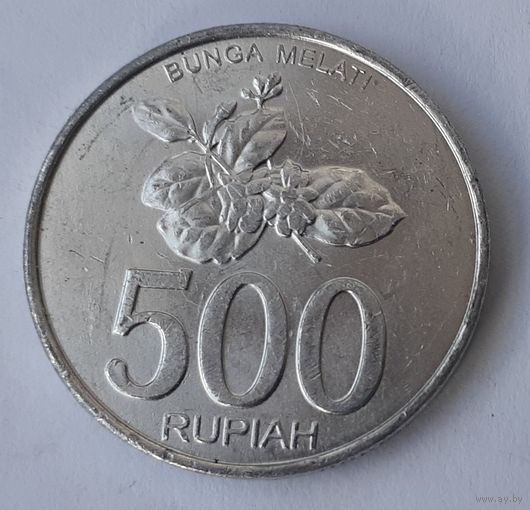 Индонезия 500 рупий, 2003 (2-3-38)