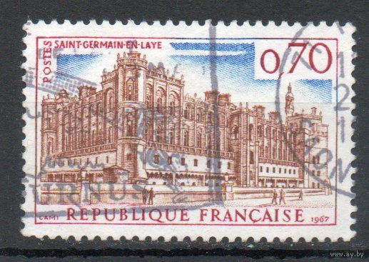 Туризм Франция 1967 год серия из 1 марки