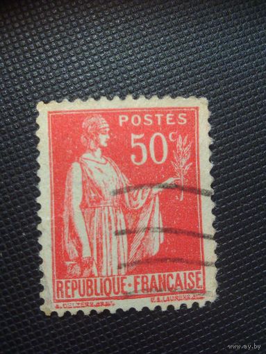 Франция. Стандарт. 1933г. гашеная