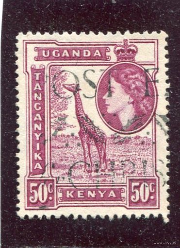 Уганда - Кения - Танганика. Британская колония. Жираф
