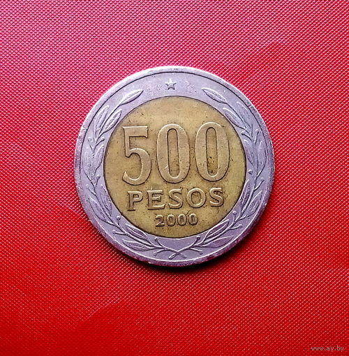 86-27 Чили, 500 песо 2000 г.