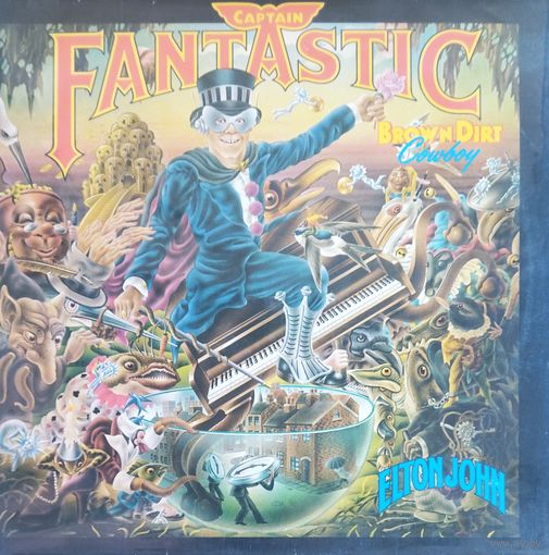 Elton John  / Captain Fantastic../1975, DJM, lp, EX, Germany, book,poster