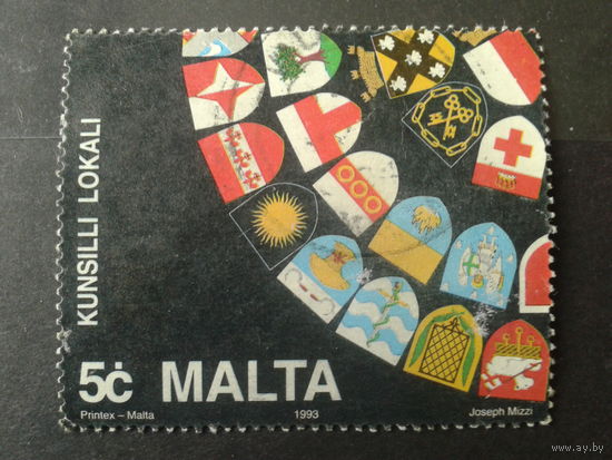 Мальта 1993 марка из блока