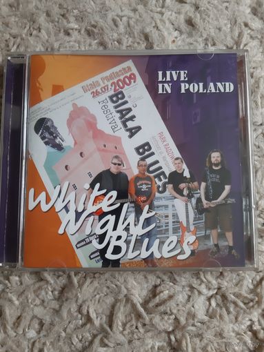 Диск WHITE NIGHT BLUES.  LIVE IN POLAND.