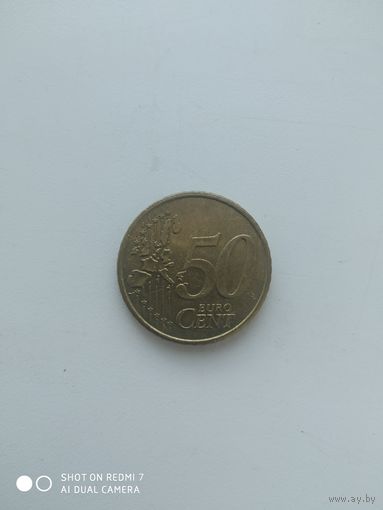 50 евроцентов Люксембург, 2004 год