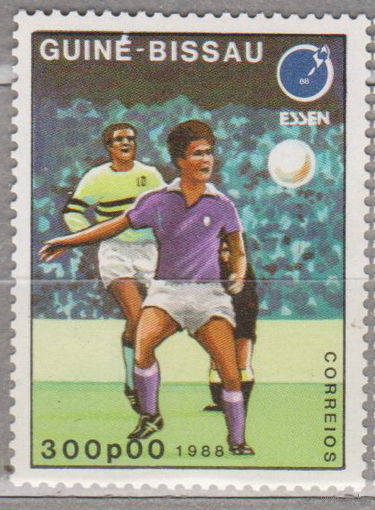 Международная выставка марок "ESSEN '88" - Эссен, Германия и Чемпионат Европы по футболу Гвинея-Бисау 1988 год лот 1061 ЧИСТАЯ менее 30 % от каталога