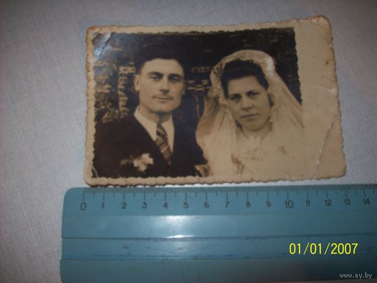Свадебное фото 1930-1940 гг