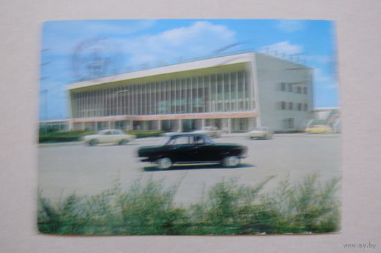 ДМПК, 16-01-1976; Подгорный Б. (фото), Гурьев. Железнодорожный вокзал; подписана.