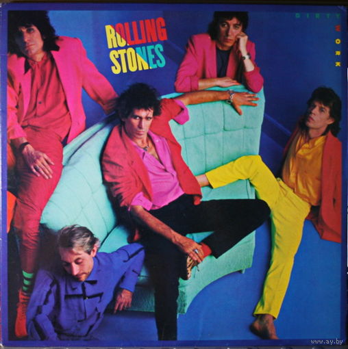 Rolling Stones - Dirty Work - LP - 1986