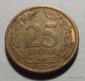 Приднестровье, 25 копеек 2005 год. Магнит.
