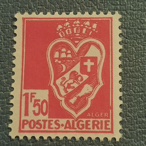 Алжир 1942. Герб. Французская колония