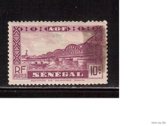 Сенегал-1935,(Мих.123) *  , Мост