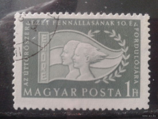 Венгрия 1956 10 лет пионерской организации, значек