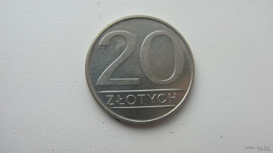 Польша 20 злотых 1984 ( состояние отличное )