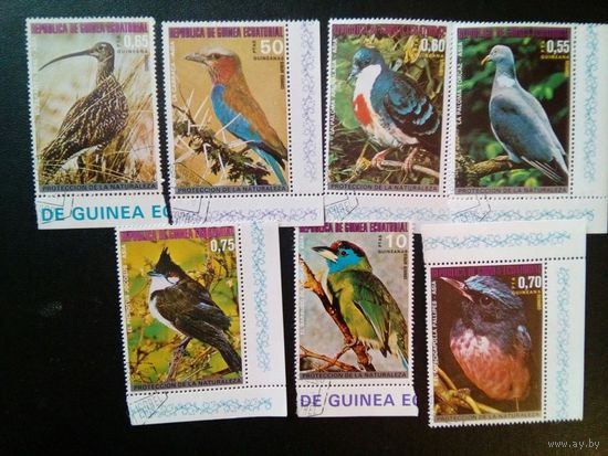 Экваториальная Гвинея, Птицы   7 марок