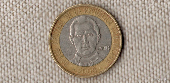 Доминикана /Доминиканская Республика 5 песо 2008 /не магнетик/