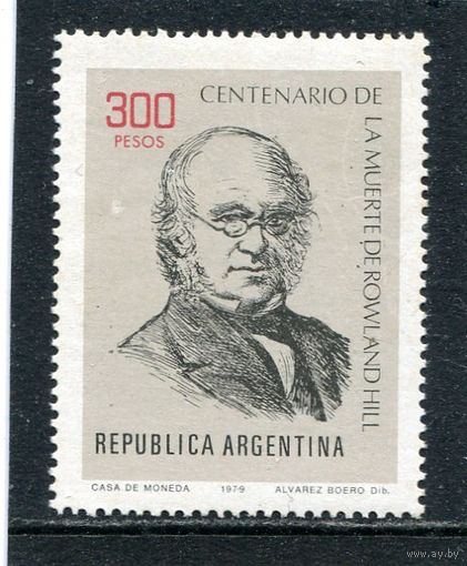 Аргентина. Роуленд Хилл - английский реформатор, преобразователь почтового дела в Великобритании