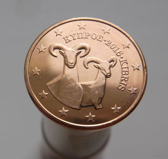 5 евроцентов 2016 Кипр UNC из ролла