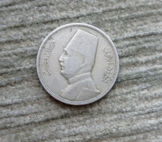 Werty71 Египет 5 миллим 1929 Королевство Ахмед Фуад I