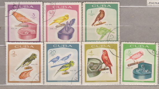 Птицы Фауна Куба 1968 год лот 1074  ПОЛНАЯ СЕРИЯ