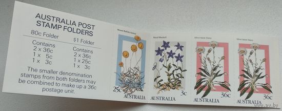 Австралия 1986 Цветы С-М