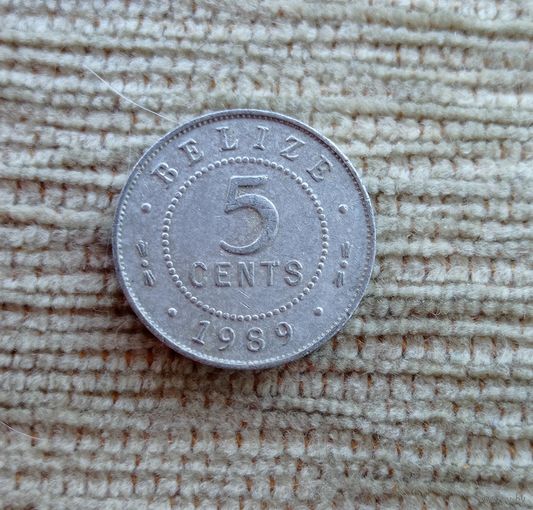 Werty71 Белиз 5 центов 1989