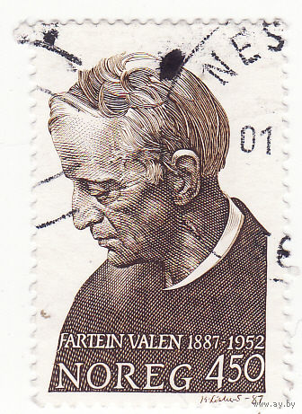 Олав Фартейн Вален (1887-1952) композитор и музыкальный теоретик 1987 год