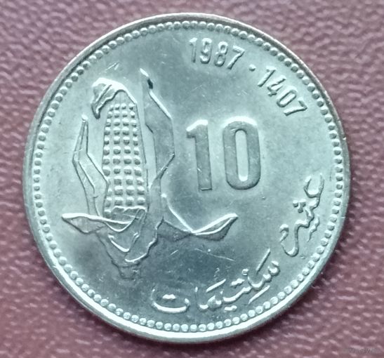 Марокко 10 сантимов, 1407 (1987) ФАО