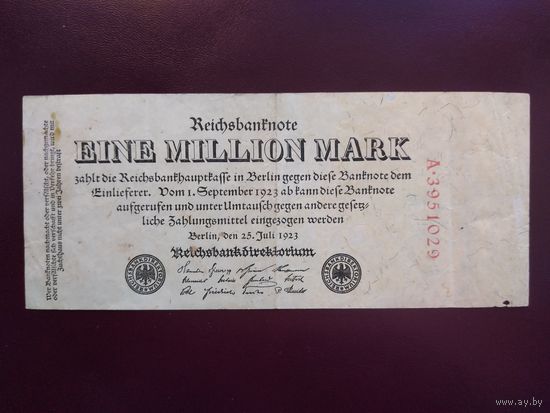 Германия 1000000 марок 1923