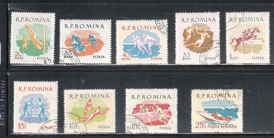 Румыния-1959, (Мих.1802-1810) гаш.  , Спорт (полная серия)