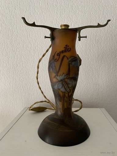 Лампа Эмиль Галле. Бабочка со стрекозой