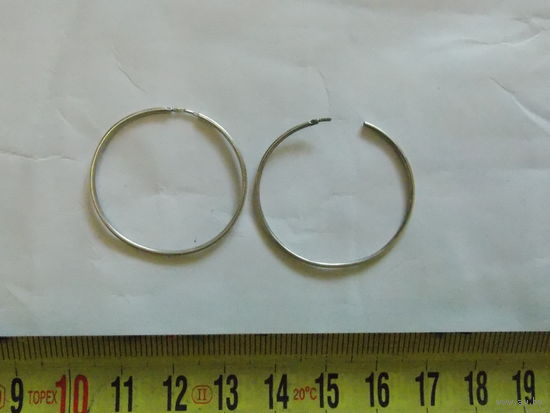 Серьги- кольца  в ремонт застежку