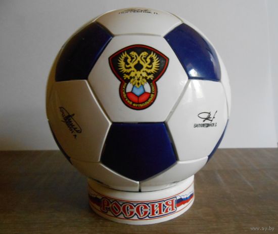 Сувенирный пластмассовый мячик. Национальная сборная России.