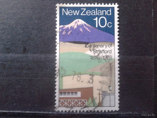 Новая Зеландия 1978 100 лет городу, гора