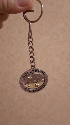 Брелок металлический "Holliwood"