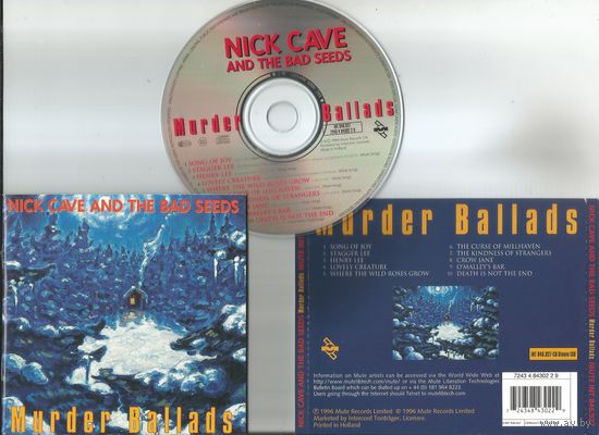 NICK CAVE & THE BAD SEEDS - Murder Ballads (1996 HOLLAND аудио CD)