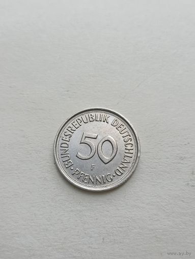 Германия 50 пфенингов 1990г,(F)