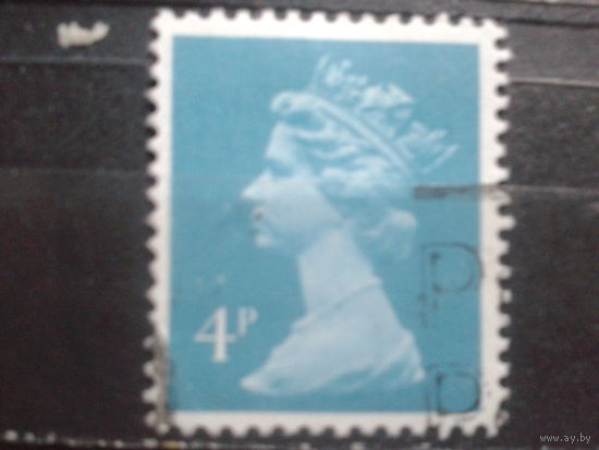 Англия 1980 Королева Елизавета 2  4 пенса