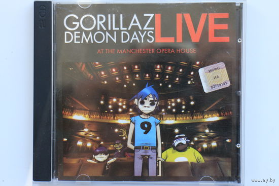 Gorillaz – Demon Days Live At The Manchester Opera House (2XCD, 2006)