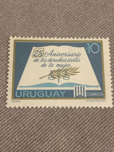 Уругвай 1972. 25 годовщина de los derechos civiles de la mujer